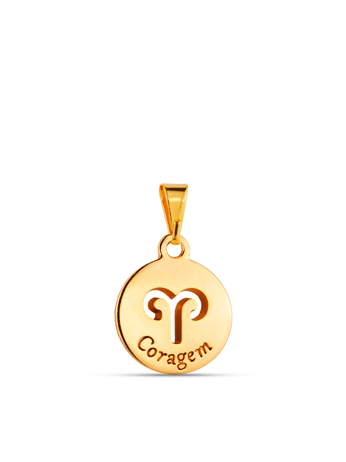 Pingente signo Áries - banhado a ouro 18k - foto 3