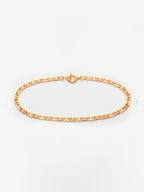 Pulseira Piastrine - 2,5 mm - banhada a ouro 18k - foto 2