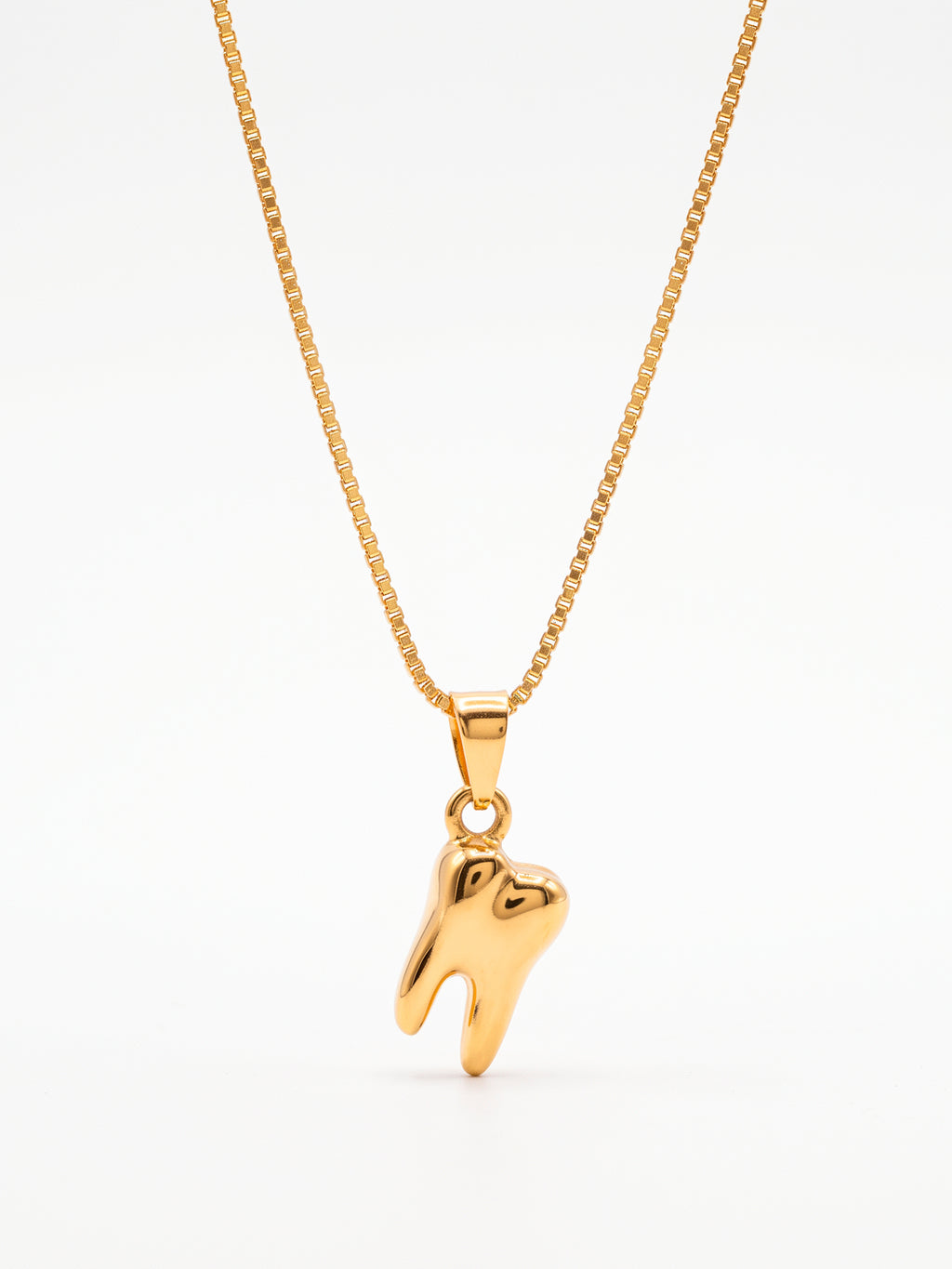 Corrente odontologia - veneziana - banhado a ouro 18k