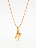 Corrente odontologia - veneziana - banhado a ouro 18k