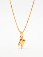 Corrente odontologia - veneziana - banhado a ouro 18k