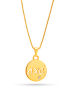 Corrente Axé - veneziana - banhado a ouro 18k