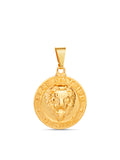 Pingente Leão da Tribo de Judah - banhado a ouro 18k