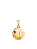 Pingente signo Escorpião - banhado a ouro 18k