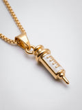 Corrente enfermagem - veneziana - banhado a ouro 18k