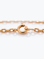 Pulseira Cadeado - 2 mm - banhada a ouro 18k - foto 3