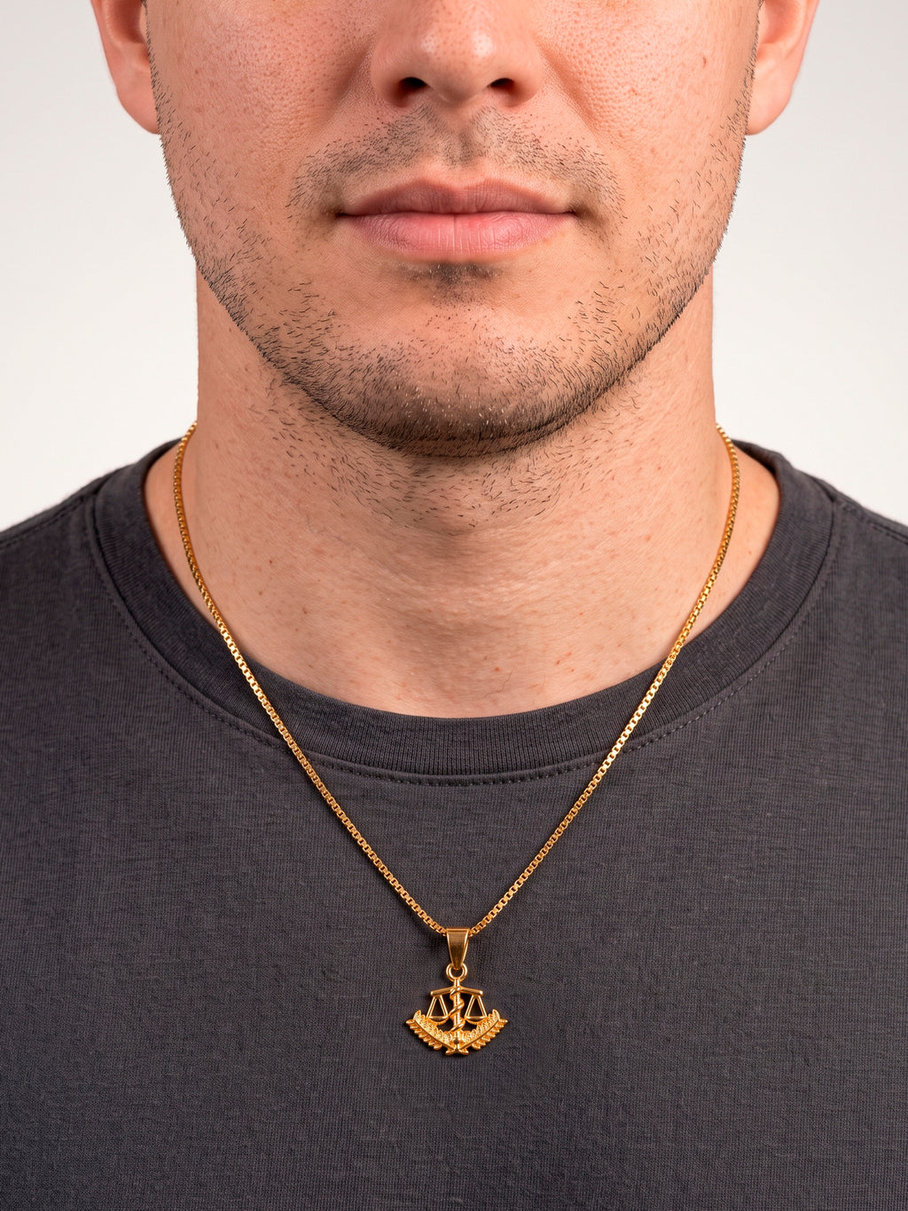 Corrente nutrição - veneziana - banhado a ouro 18k - foto 4