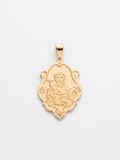 Pingente Santo Antônio 2,5 x 1,8 cm - banhado a ouro 18k