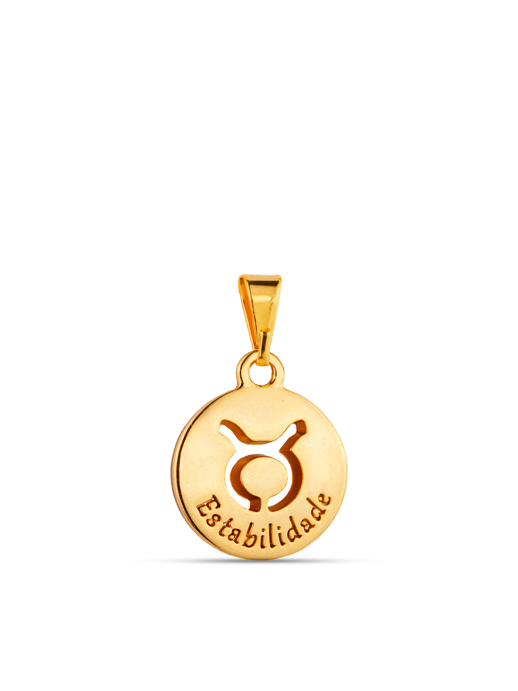 Pingente signo Touro - banhado a ouro 18k - foto 3