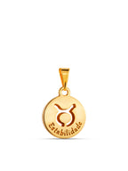 Pingente signo Touro - banhado a ouro 18k - foto 3
