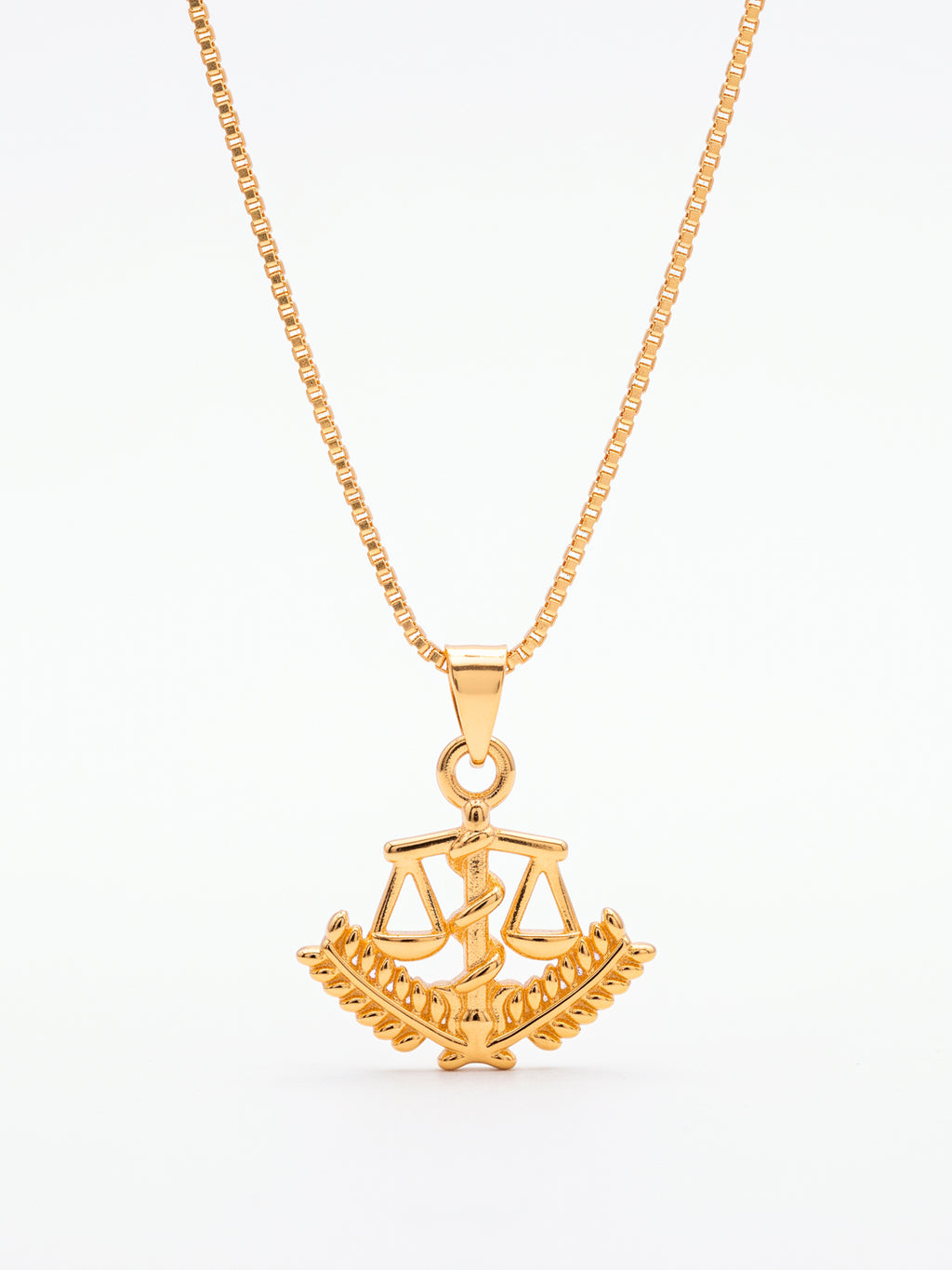 Corrente nutrição - veneziana - banhado a ouro 18k