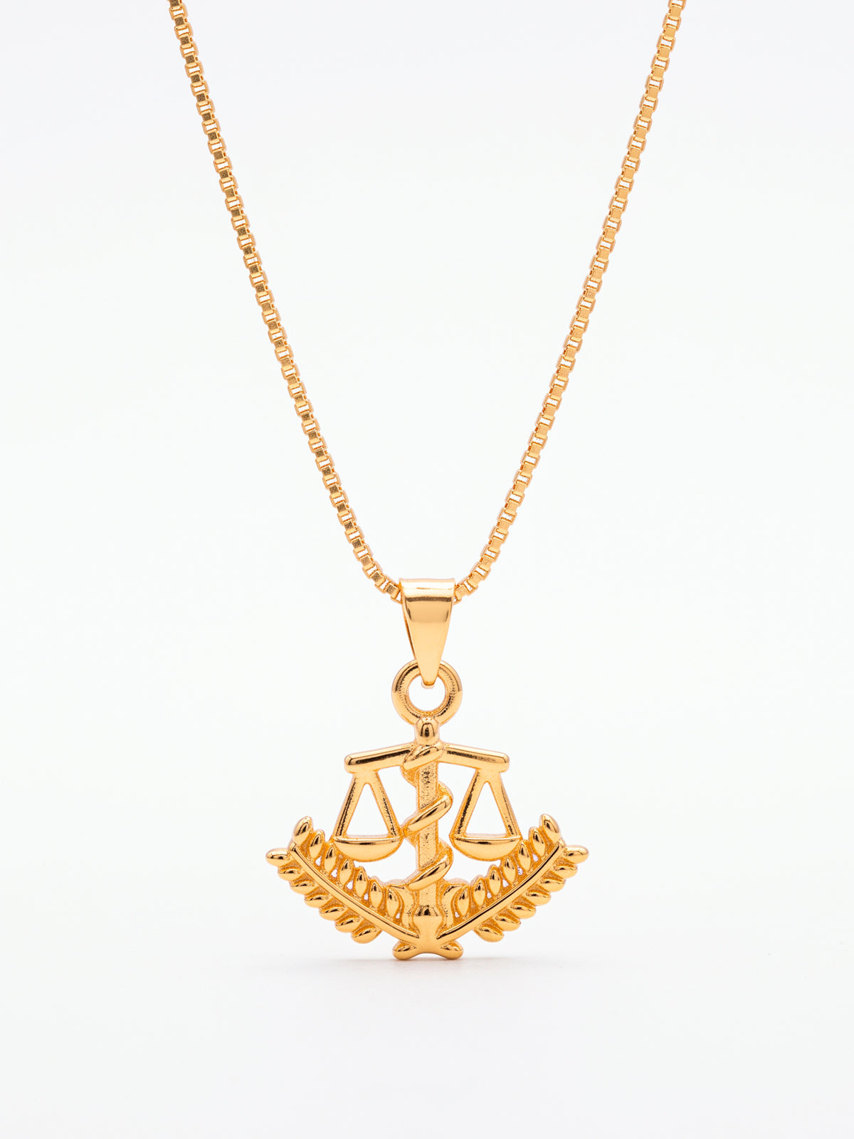 Corrente nutrição - veneziana - banhado a ouro 18k