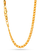 Corrente grumet duplo 3 mm - fecho tradicional - banhado a ouro 18k - foto 2