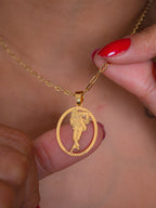 Corrente Zé Pilintra vazado - elo longo - banhado a ouro 18k - foto 5