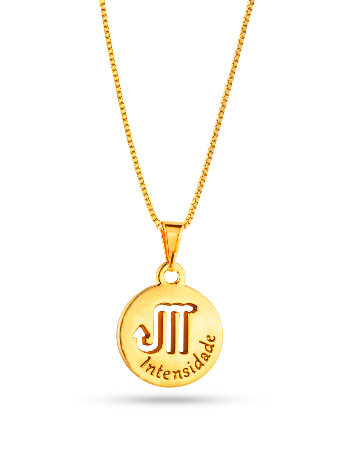 Corrente signo Escorpião - veneziana - banhado a ouro 18k - foto 3