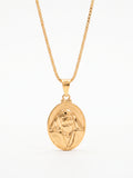 Corrente Madre Teresa de Calcutá - veneziana - banhado a ouro 18k