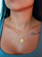 Pingente Pai Nosso Espiral P - banhado a ouro 18k - foto 2