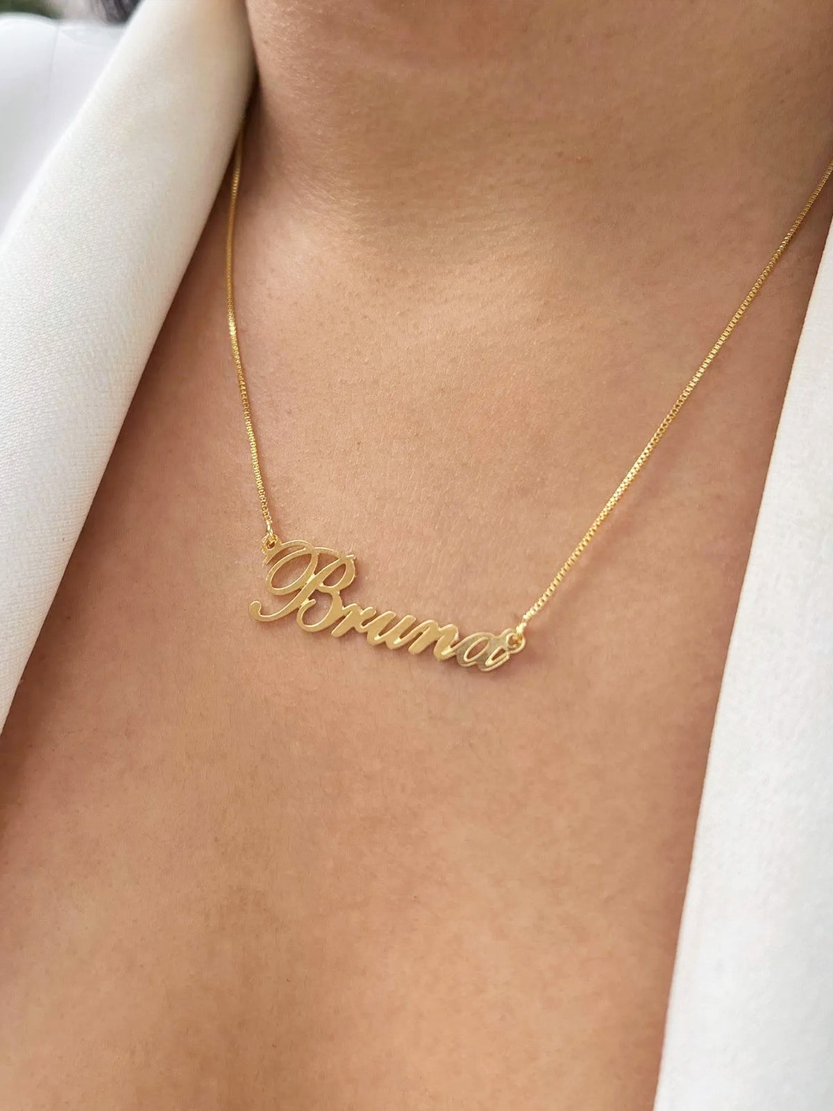 Colar personalizado com nome - veneziana
