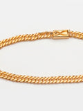 Pulseira Grumet duplo - 4,5 mm - banhada a ouro 18k