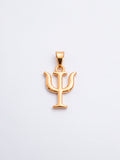 Pingente psicologia 1,7 x 1,4 cm - banhado a ouro 18k