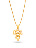 Corrente menina vazado - veneziana - banhado a ouro 18k