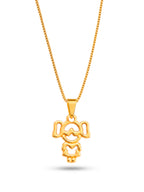 Corrente menina vazado - veneziana - banhado a ouro 18k