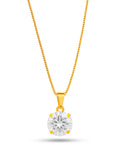 Corrente ponto de luz branco diamante - veneziana - banhado a ouro 18k