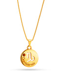 Corrente signo Capricórnio - veneziana - banhado a ouro 18k