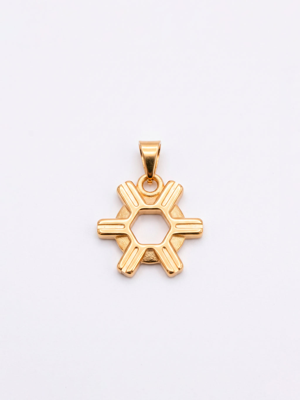 Pingente agronomia 1,7 x 1,6 cm - banhado a ouro 18k