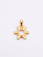 Pingente agronomia 1,7 x 1,6 cm - banhado a ouro 18k