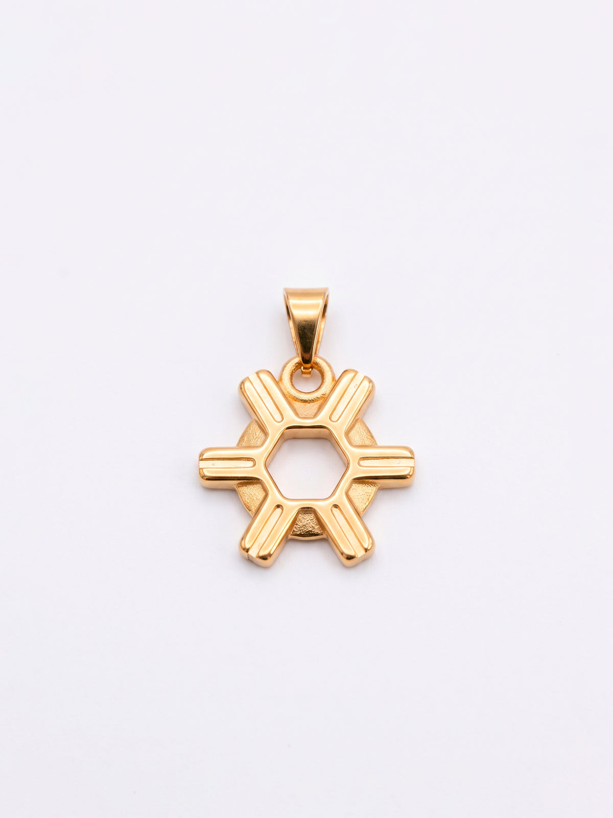 Pingente agronomia 1,7 x 1,6 cm - banhado a ouro 18k