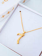Corrente Sete - veneziana - banhado a ouro 18K - foto 3