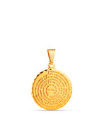 Pingente Pai Nosso Espiral P - banhado a ouro 18k