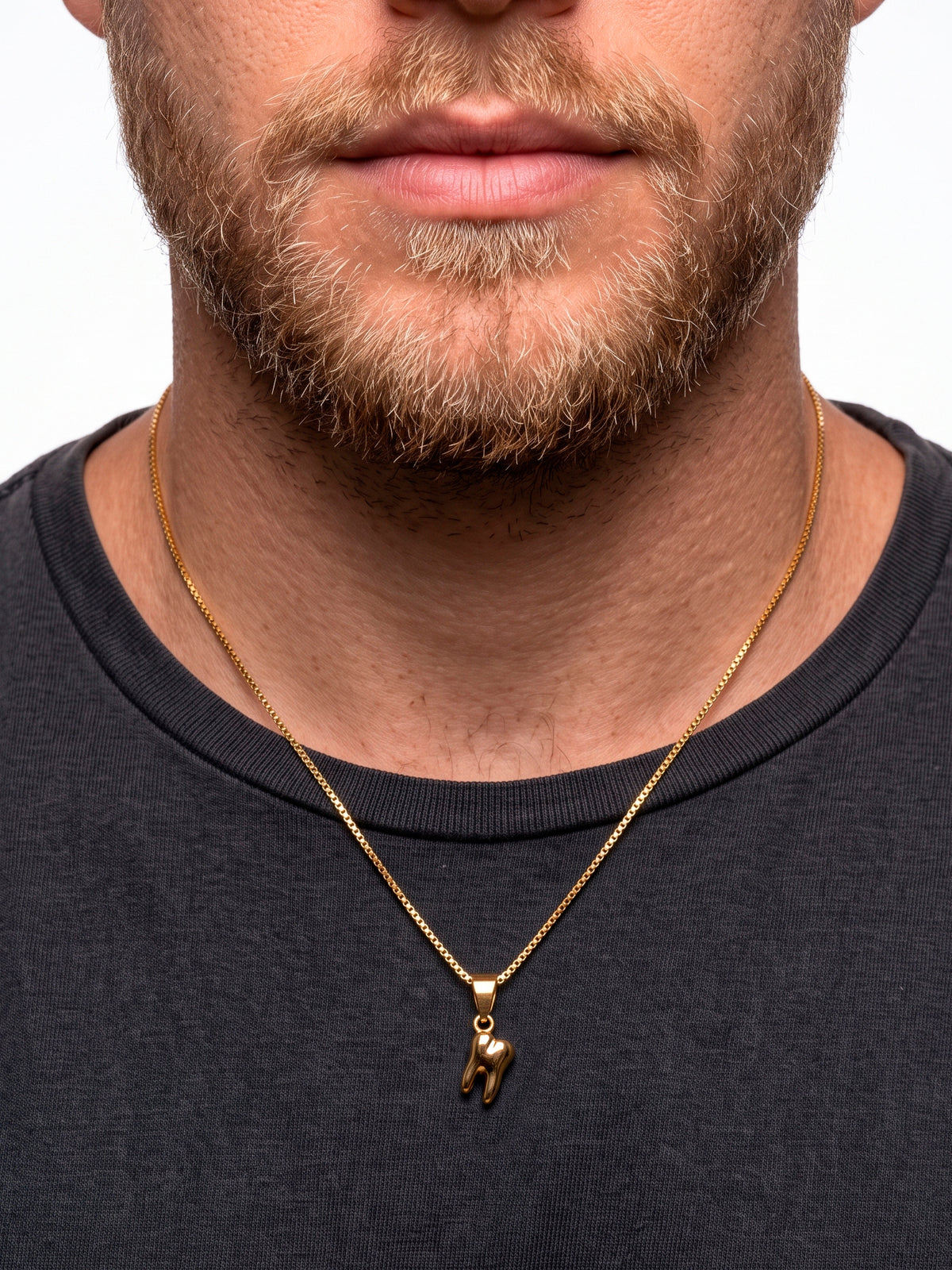 Corrente odontologia - veneziana - banhado a ouro 18k - foto 2