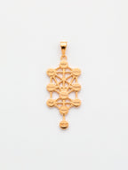 Pingente Kabbalah 2,9 x 1,5 cm - banhado a ouro 18k