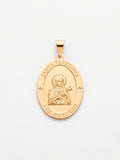 Pingente Santa Terezinha 2,5 x 1,8 cm - banhado a ouro 18k