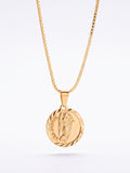Corrente São gabriel - veneziana - banhado a ouro 18k