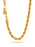Corrente Cordão baiano 4 mm - fecho canhão
