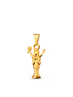 Pingente Iemanjá - banhado a ouro 18k