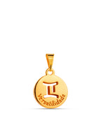 Pingente signo Gêmeos - banhado a ouro 18k - foto 3