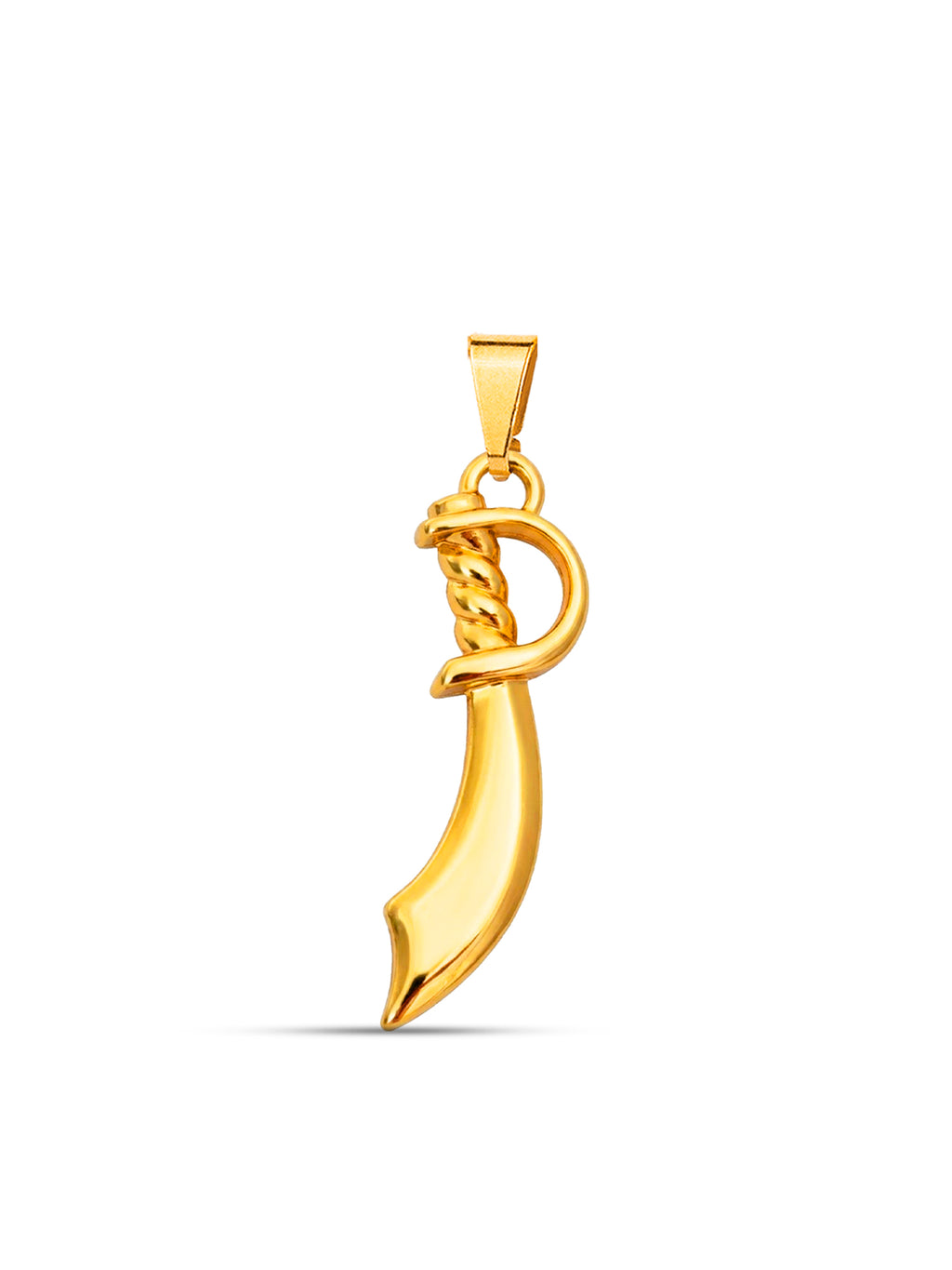 Pingente Espada de Iansã G - banhado a ouro 18k